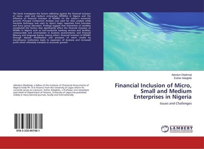 Financial Inclusion of Micro, Small and Medium Enterprises in Nigeria Abiodun Ol