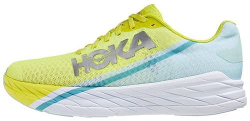 Hoka One One U Rocket X Shoes Blue Glass Evening Primrose  display picture 1