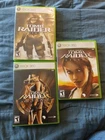 Xbox 360 Game Lot Tomb Raider Anniversary, Underworld And Legend All With Manual