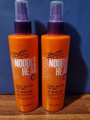 Lot of 2 BTZ Beyond The Zone Noodle Head Curl Boosting Spray 8 oz each
