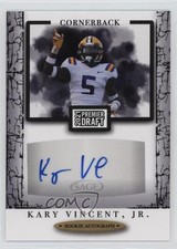 2021 Sage Premier Draft Auto Kary Vincent Jr #A86 Auto 10ou