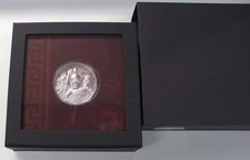 Cook Islands 5 Dollar Sparta Warriors 2023 1 oz AG PP Ultra High Relief