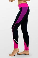SCUBAPRO T-FLEX UPF 80 LEGGING RASHGUARD WOMEN SZ SMALL BLACK PINK