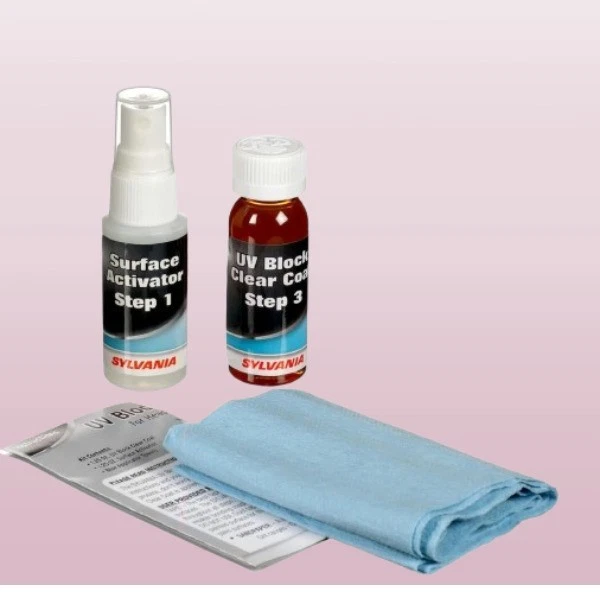 SYLVANIA - Headlight Restoration Essentials Kit - UV Block Clear Coat, Most new - Image 3 of 4