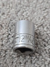 Craftsman 43544 12mm 6pt Socket 3/8" Drive V Series USA 3329