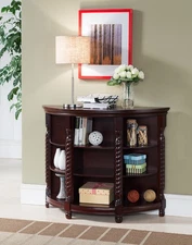 Kings Brand Furniture - Entryway Buffet Sideboard Console Sofa Table, Cherry