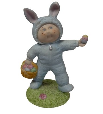 Cabbage Patch Kids Xavier Roberts 1985 Our Easter Bunny Figurine 80s Retro Eggs