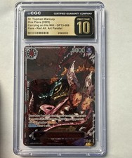 St. Topman Warcury OP13-089 Red Alt Art Parallel English CGC Pristine 10