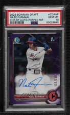 2022 Bowman Draft Chrome Pick Purple Refractor /250 Nate Furman PSA 10 Auto 0wc9