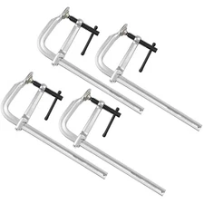 MAXPOWER Heavy Duty F Clamp 12-Inch x 4-3/4-Inch Throat 300 x 120mm Throat Pa...