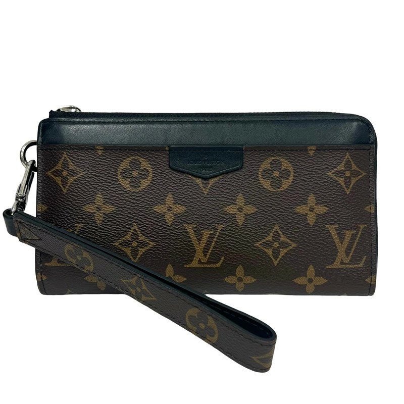 Louis Vuitton Zippy Dragonne M69407 Brown Monogram Macassar Long Wallet