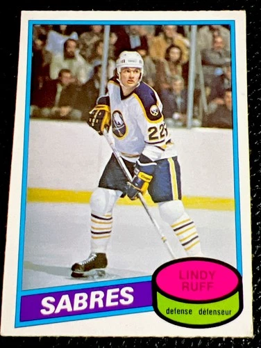 1980-81 O-Pee-Chee Hockey #319 Lindy Ruff Rc - Sabres