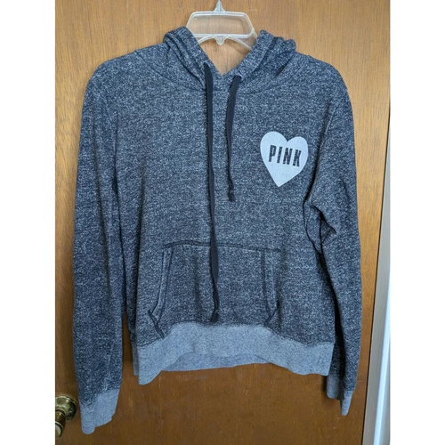 UNDERCOVER Victoria's secret ROSA felpa con cappuccio nera