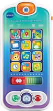 VTech Swipe & Discover Phone, Play Phone for Baby Girls & Boys, Interactive Toy