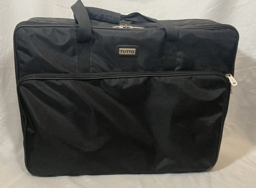Tutto Embroidery Project Bag - Large Black Padded Sewing Machine Case 26x20x6