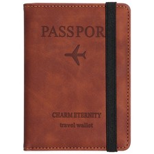 Travel Passport ID Card Wallet Holder Cover RFID Blocking Leather Purse Case AU