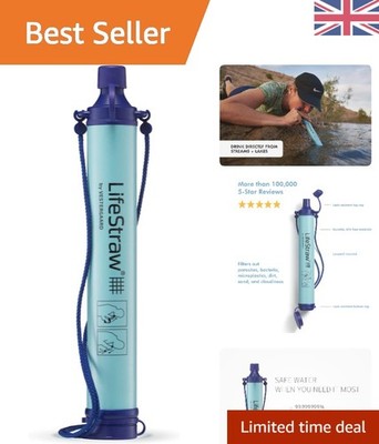 Freistehender persönlicher Wasserfilter - Blau, 4000 l/h Durchflussrate, Flaschentyp