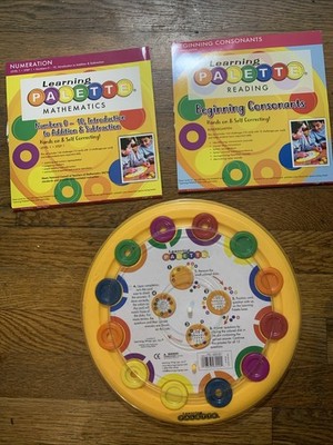 Learning Palette Base + Numeration Level 1 Cards + K Beginning Consonants +Discs