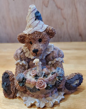 Boyd's Bears Bd, Angie Angel Bear, Cast Art Sleeping Angel Figurine-3 Items