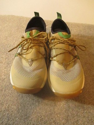Danner Rivercomber Shoes Mens Size 9 Tan Green Cordura Vibram Water Hiking