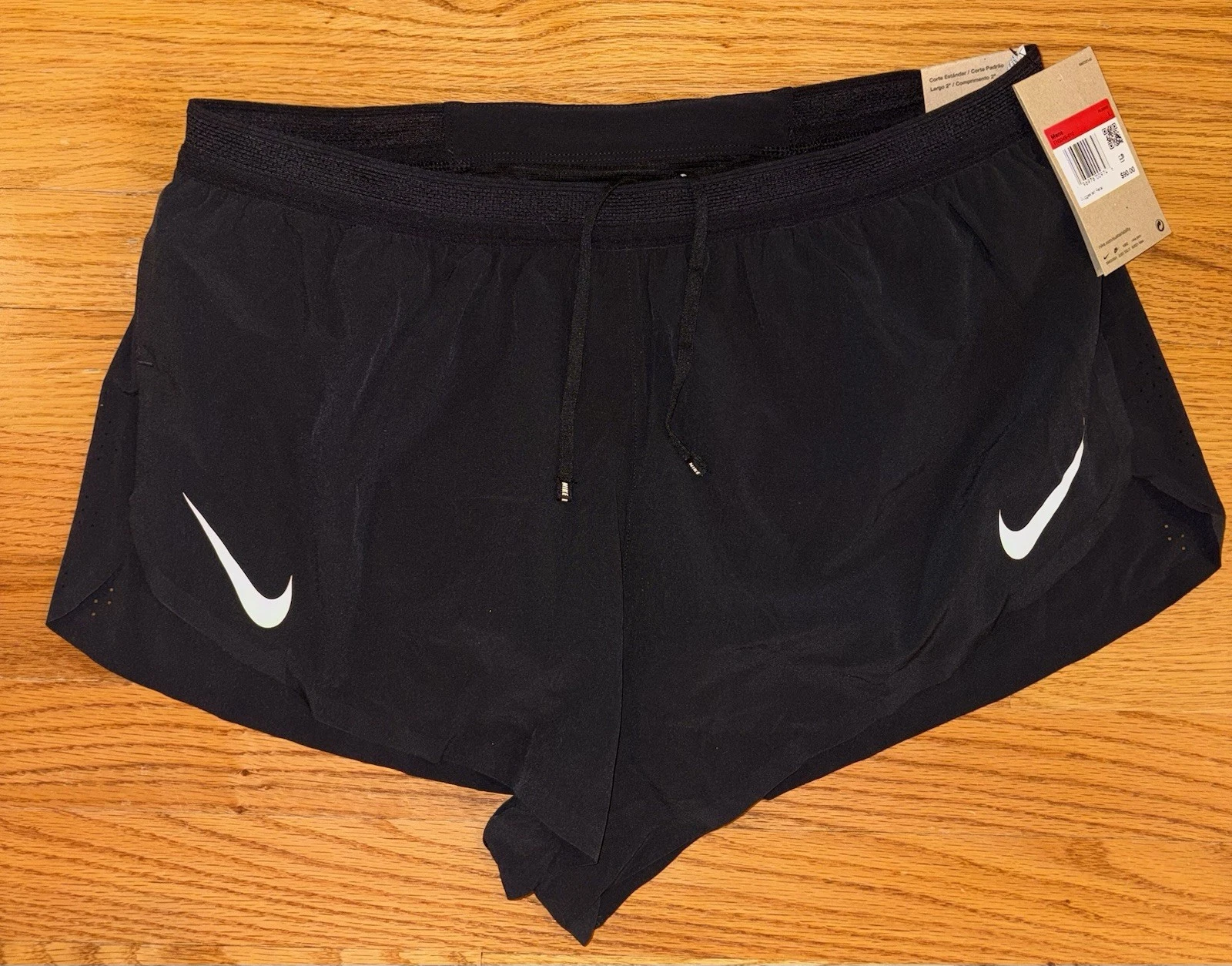Nike ADV Aeroswift 2’ Running Shorts Size Large New Fn3349-010