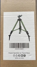 Impact Sprinkler on Tripod Base (Adjustable, 3 Height Modes, Portable) NEW