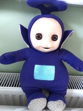 1996 GOLDEN BEAR 46 CM TELETUBBIE SOFT TOY - TINKY WINKY PURPLE TELETUBBIE