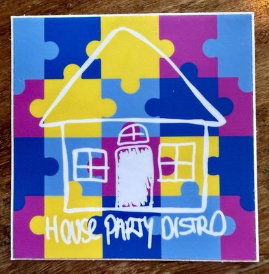 House Party Distro  Puzzle  Sticker