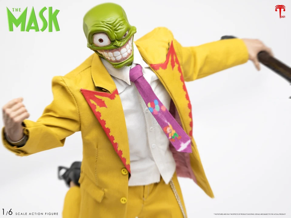 Figura de acción XT001 The Mask Stanley Ipkiss 12 pulgadas muñeca masculina modelo versión A Foto 3 de 4