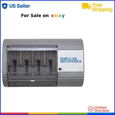 Battery Charger Reversible for Alkaline NiMH AAA AA C D 6V 9V Batteries Safe