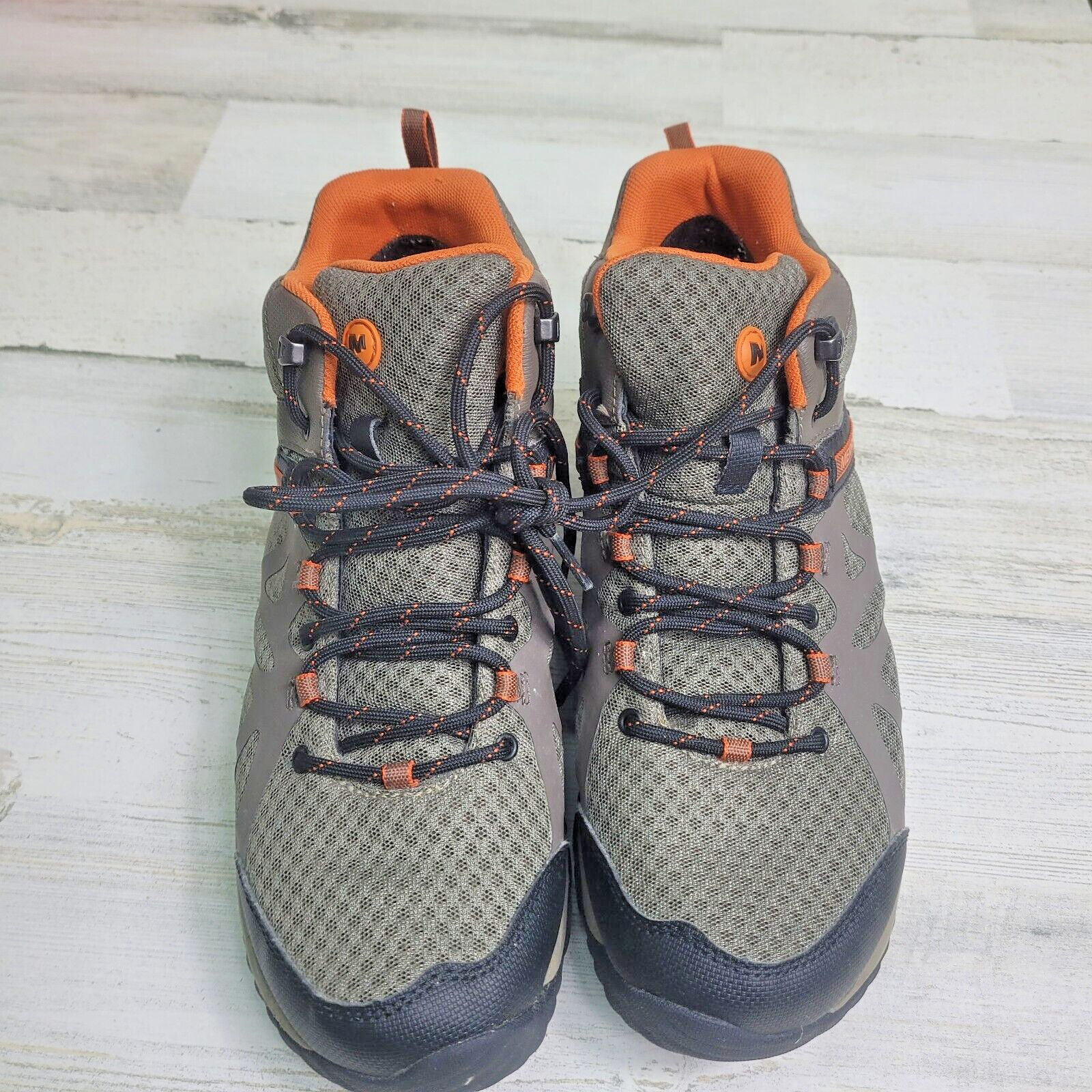 MERRELL Scarpe da trekking uomo 9 5 bordo dritto masso arancione bruciato J342270C