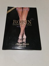 Honey Birdette Roisin Luxury Thigh High Suspender Stockings size Large new