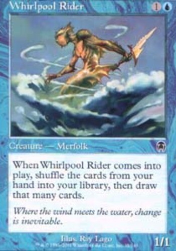 Whirlpool Rider - Foil LP, English MTG Apocalypse