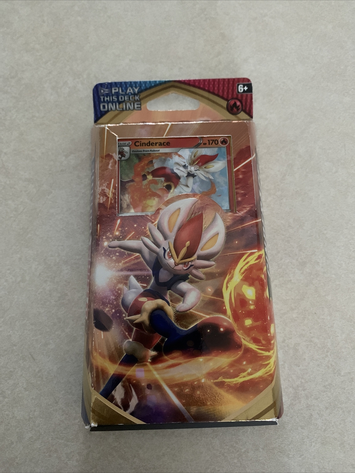 Pokemon Trading Card Game TGC Sword and Shield Theme Deck Cinderace New Sealed