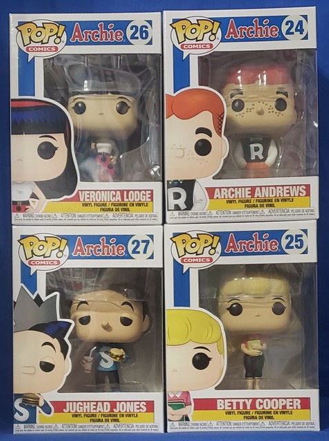 FUNKO Pop! Archie Comics complete set Archie Betty Veronica Jughead | eBay