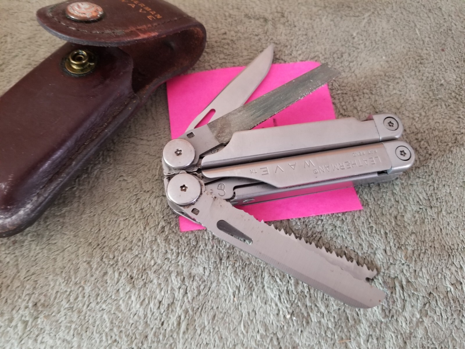 1 Older Style Leatherman Multi Tool FISHING Excellent LOT W14 eBay