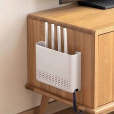 Router Holder Wall-Mounted Holds Router Storage Box Hider Mounted Storage Box