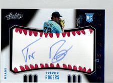 2021 Absolute Rookie Baseball Material Signatures Pink #102 Trevor Rogers 19/35