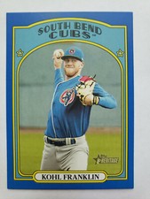 2021 Topps Heritage Minors BLUE Kohl Franklin /99
