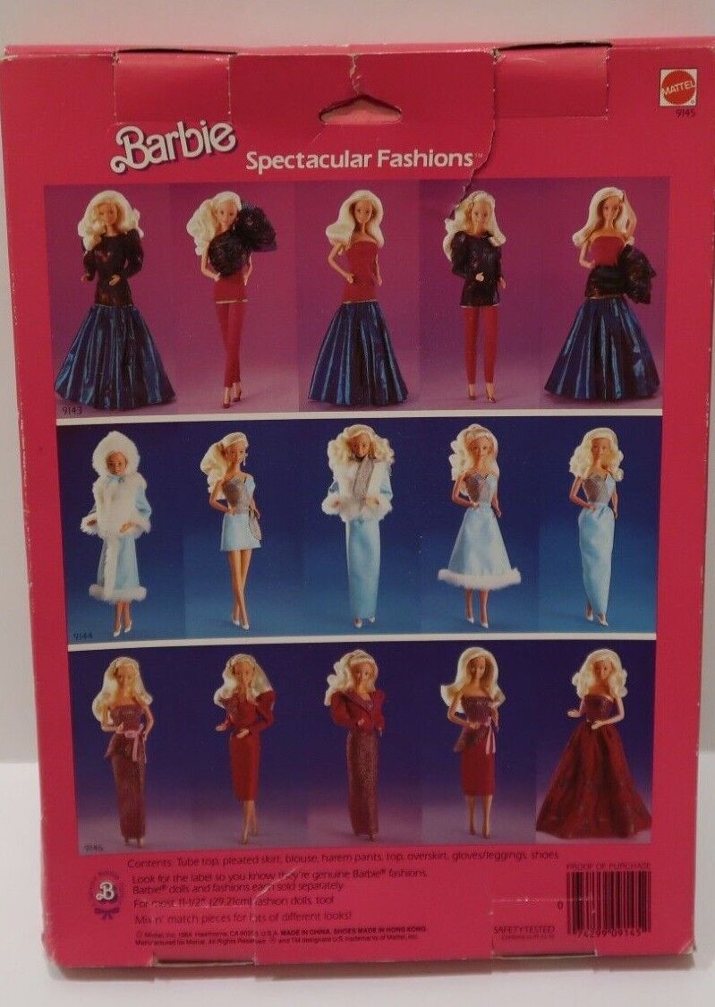 Barbie Spectacular Fashions Mix N' Match 8 Pieces! RARE Barbie Spectacular Fashions Mix N' Match 8 Pieces! RARE