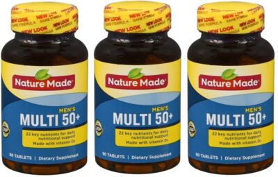Nature Made Multi For Him 50+ Tablets 90ct (3 Pack)