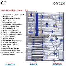 Periodontal Microsurgical Instruments Dental Tunneling Kit Implant Surgery 22Pcs