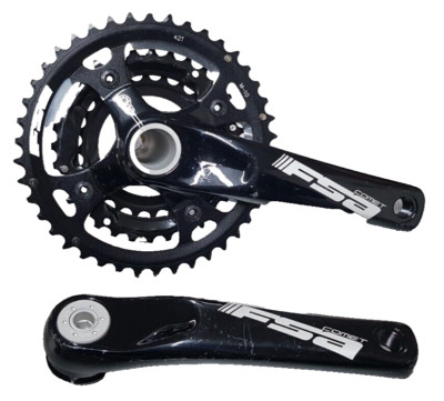 FSA Comet 42/32/24t MTB Chainwheel Chainset 175mm BB30 Black Without PF30  BB UK