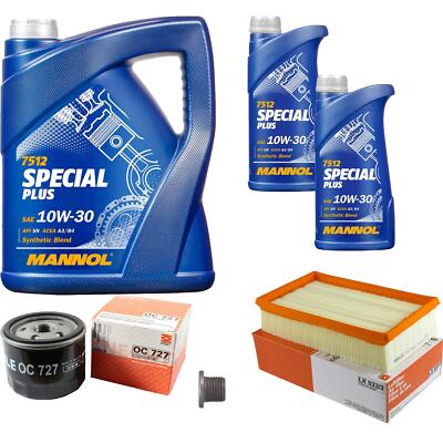 MAHLE Inspektionspaket 7 L MANNOL Special Plus 10W-30 für Nissan Note 1.5 dCi