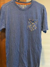 Hawke  Co Sleepwear Men's Crew Neck Grey/Blue Pocket Tee Shirt Rubber Duckie