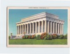 Postcard Lincoln Memorial Washington DC USA