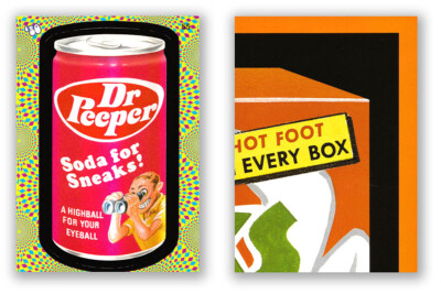 2008 TOPPS WACKY PACK FLASHBACK 2 ~ DR. PEEPER SODA POP - STICKER #55 ~ MINT!