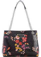 NEW GUESS  Mirabelli  Floral Print Logo Embos...