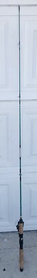 Vintage Pro Master No. 50 2 Piece 5 6  Fishing Rod With Shimano FX100 Reel