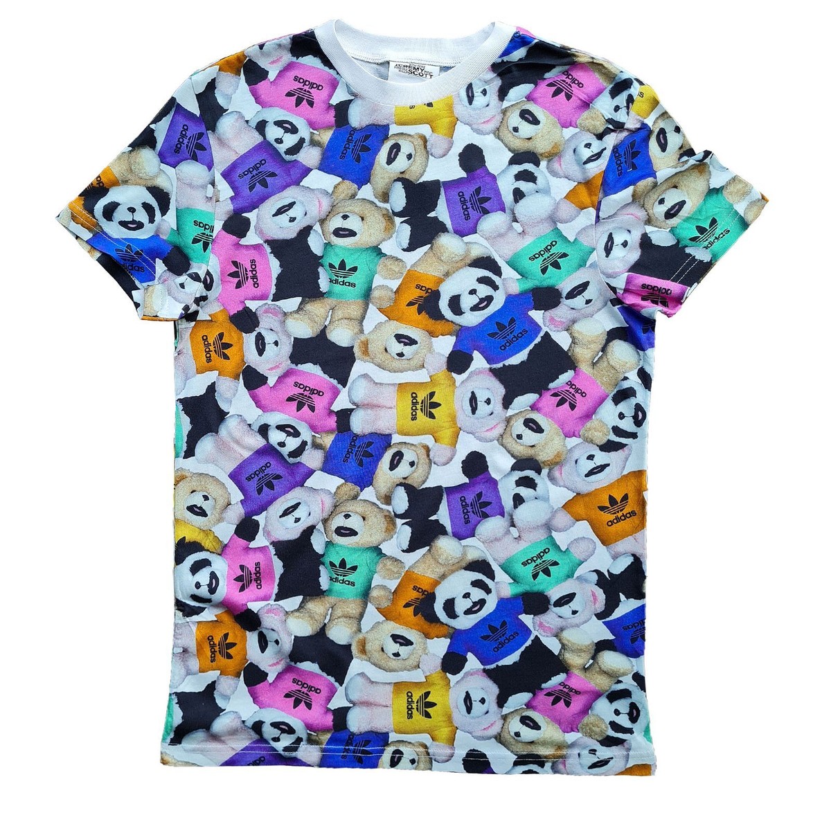 未使用品　adidas originals Jeremy Scott Tシャツ Adidas Originals Jeremy Scott Bear Big Tee W60480 Teddy